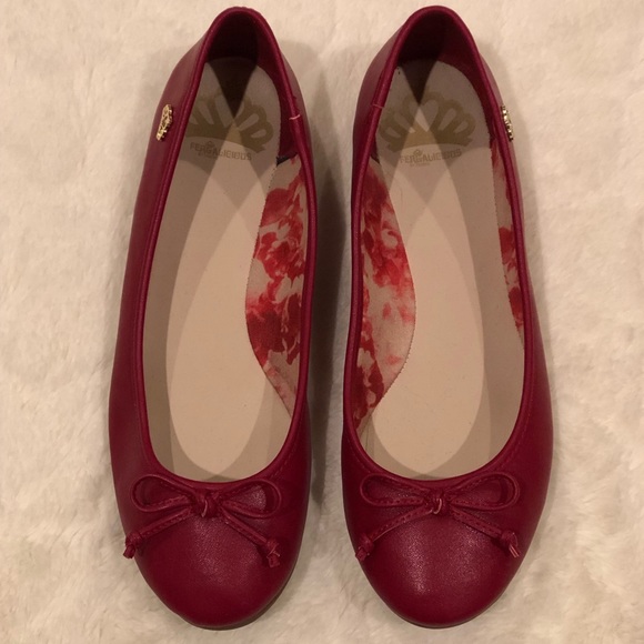 Fergalicious Shoes - Fergalicious Red Ballet Flats Size 8.5